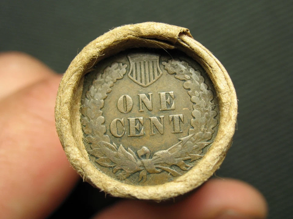 💰ROLLO DE CENTAVO LINCOLN💰 XF 1893 CENTAVO CABEZA INDIA Y MONEDAS DE EXTREMO INVERSO IHC 🔥 20vv Foto 2 de 2