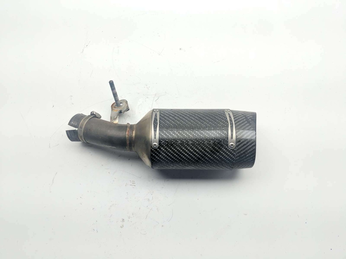 20 Kawasaki Ninja ZX6R ZX636K M4 Exhaust Muffler Carbon