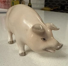 Herend Porcelain Pig Figurine
