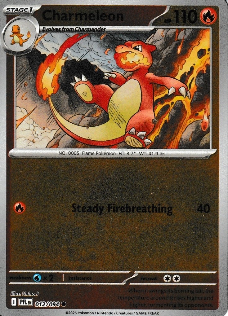 Charmeleon 012/094 Me02: Phantasmal Flames Regular