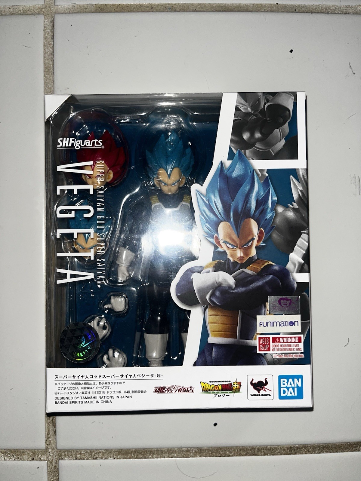 S.H. Figuarts Dragon Ball SUPER SAIYAN GOD SUPER SAIYAN VEGETA