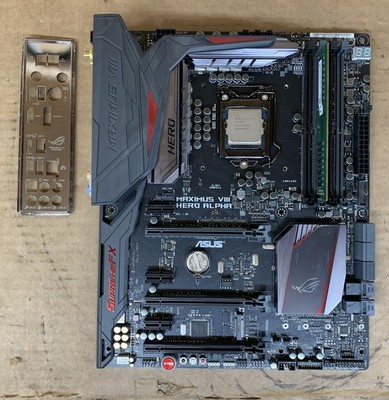 Asus ROG Maximus VIII Hero LGA 1151 ATX Motherboard Combo 8GB RAM Intel i5-6500