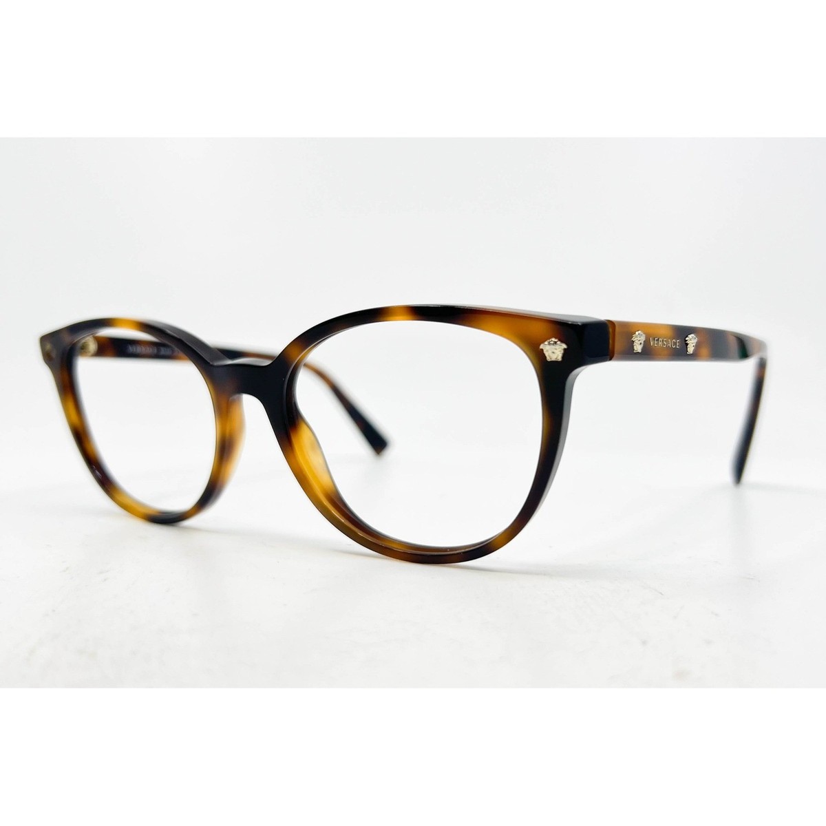 Versace Women\'s eyeglasses frame‎ brown tortoise MOD.1222 1344 53-17-140 H6928 Versace VE3294 Brown/Tortoise Eyeglasses | Includes FREE Rx  main image 3