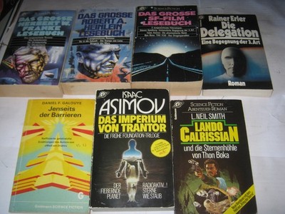 94 Bände Goldmann Science Fiction Paket Asimov Galouye Shaw Mason Pohl