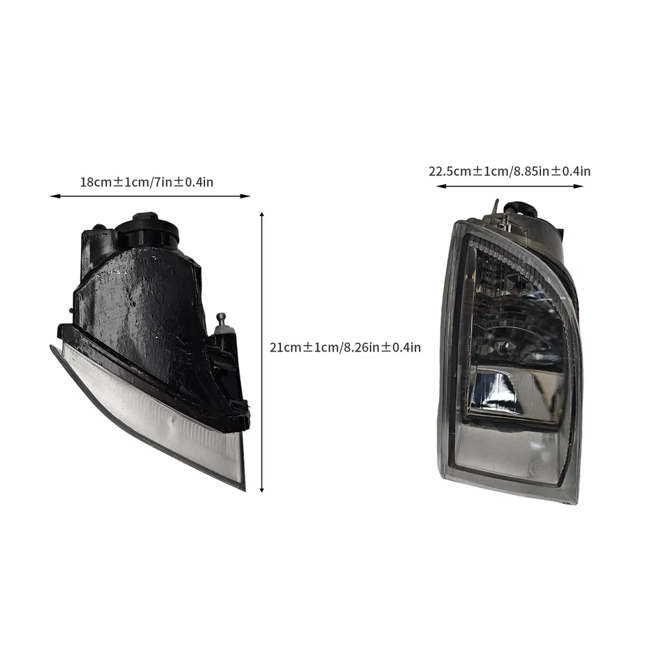 Par de luces antiniebla para parachoques delantero Toyota Land Cruiser Prado J120 2002-2009 Foto 2 de 4