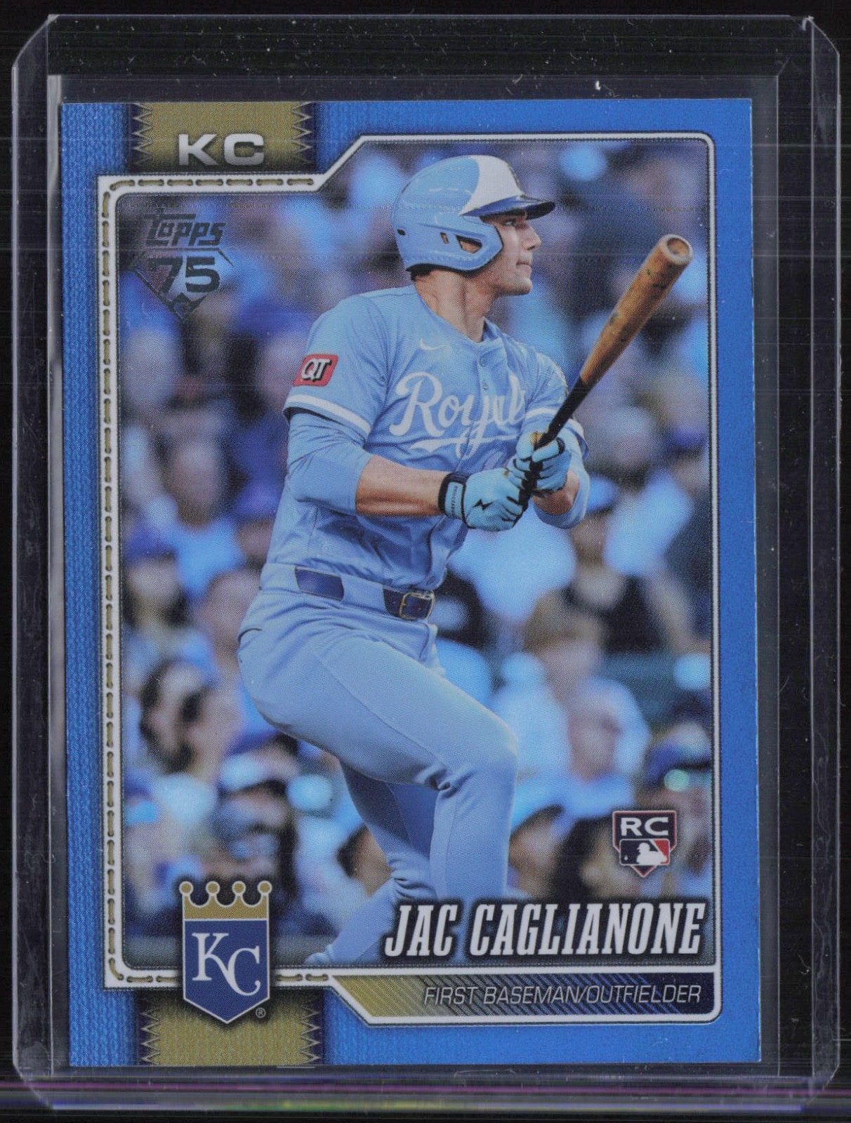 2026 Topps Series One Blue Rainbow Foil #138 Jac Caglianone 53/150 RC Rookie 