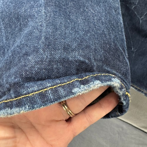 Abercrombie & Fitch Jeans Mens 32x32 (32x31 ACTUAL) Slim Straight Distressed - Picture 10 of 12
