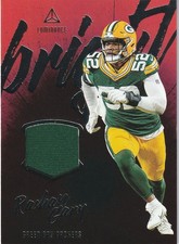 2020 Rashan Gary Panini Luminance #BB7 Bright Beginnings Materials - Packers