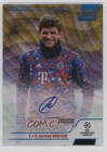 2021 Topps Stadium Club Chrome UEFA Champions League Soccer Blue Wave Thomas Muller #CA-TM PSA 9