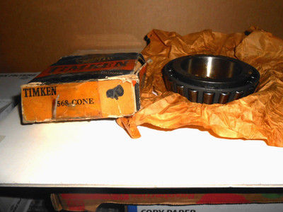 GENUINE TIMKEN 568 Tapered Bearing Cone NEW Made in USA Free Shipping