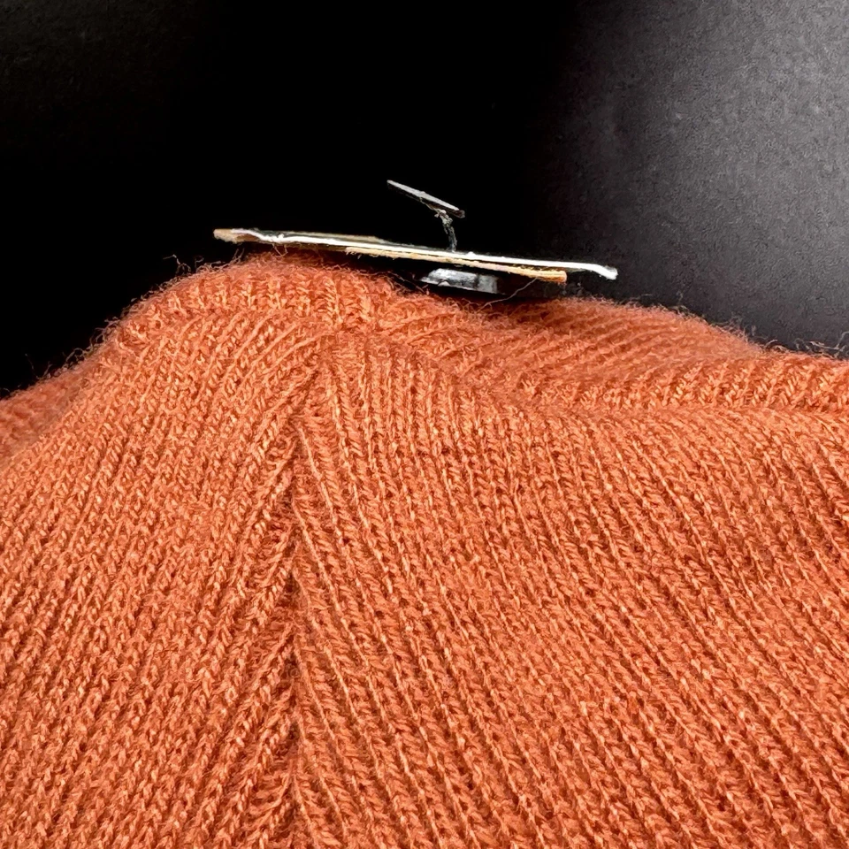 Gorro tejido Roots Bracebridge Toque arcilla etrusca terracota puños elástico NUEVO Foto 2 de 4