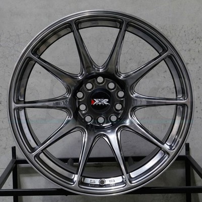4-New 18'' XXR 527R Wheels 18x8.5 5x112 35 Chromium Black Rims 73.1