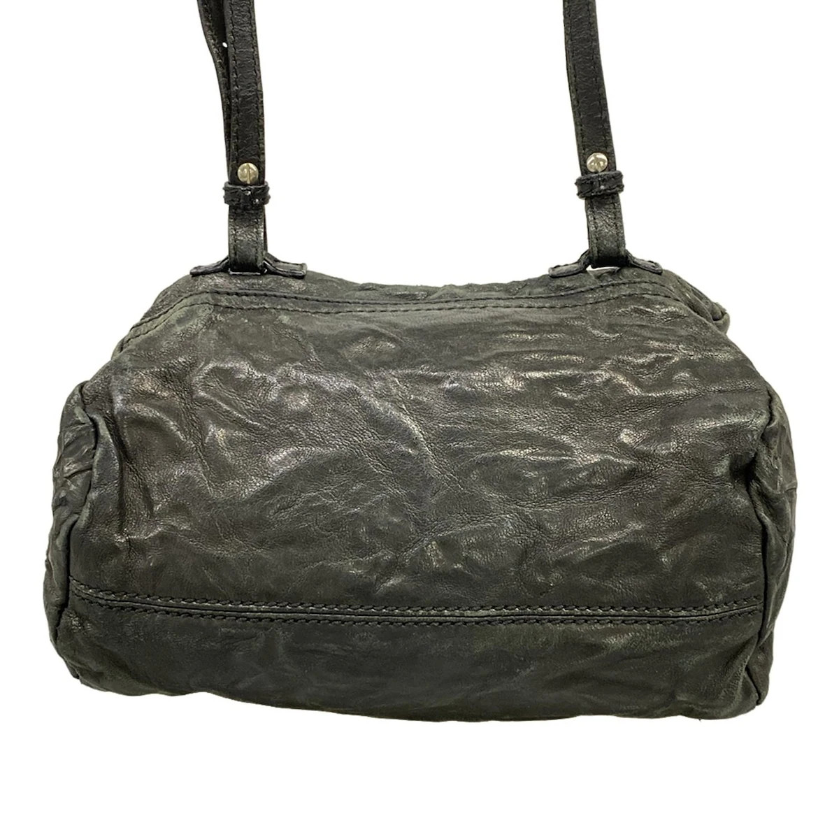 GIVENCHY Pandora ブラックレザー ショルダーバッグ GIVENCHY Pandora - Black Leather Shoulder Bag | eBay