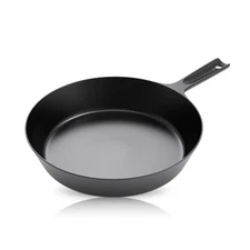 10 Inch Lightweight Pre-Seasoned Cast Iron Skillets with Handle Cover - Smoot...