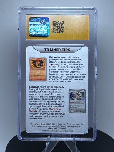 CGC PRISTINE 10 Pokemon Insert Promo Card Paradox Rift - Garchomp - Picture 10 of 14