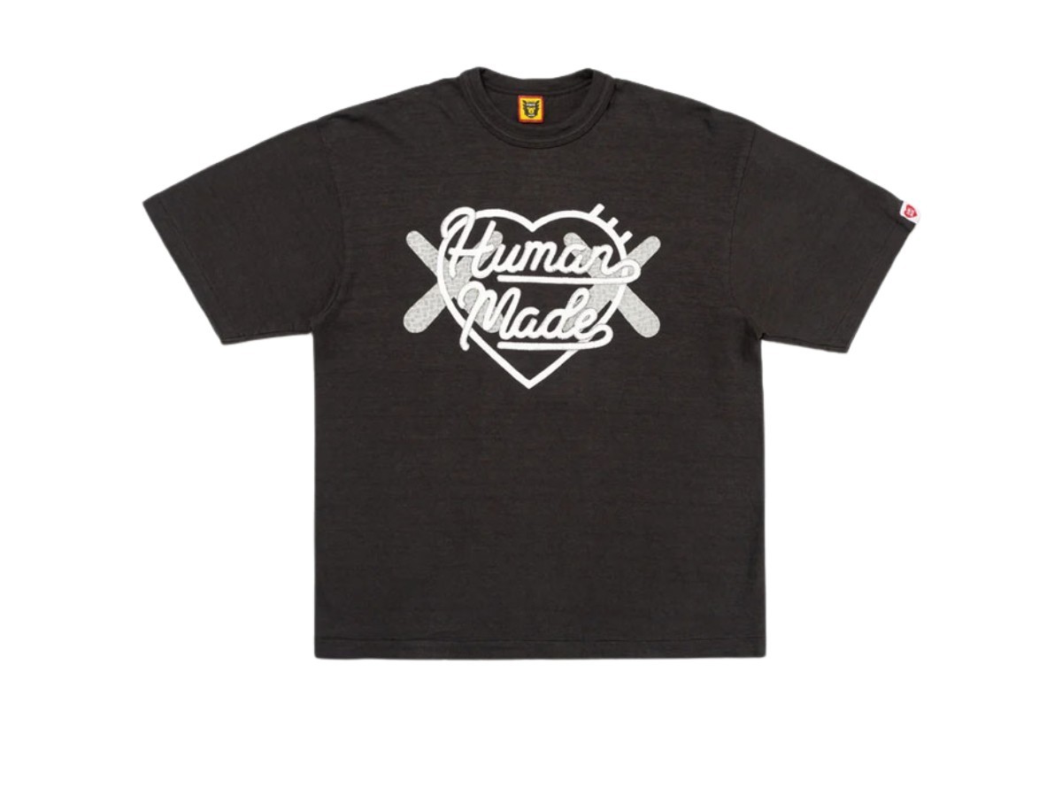 HUMAN MADE x KAWS Made Graphic T-Shirt #1 Black | eBay UK