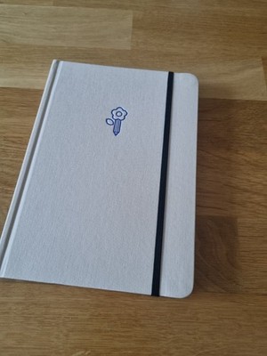 Notizbuch Agenda A5 Notizblock Buch Block Heft Tagebuch neu blanko beige/creme