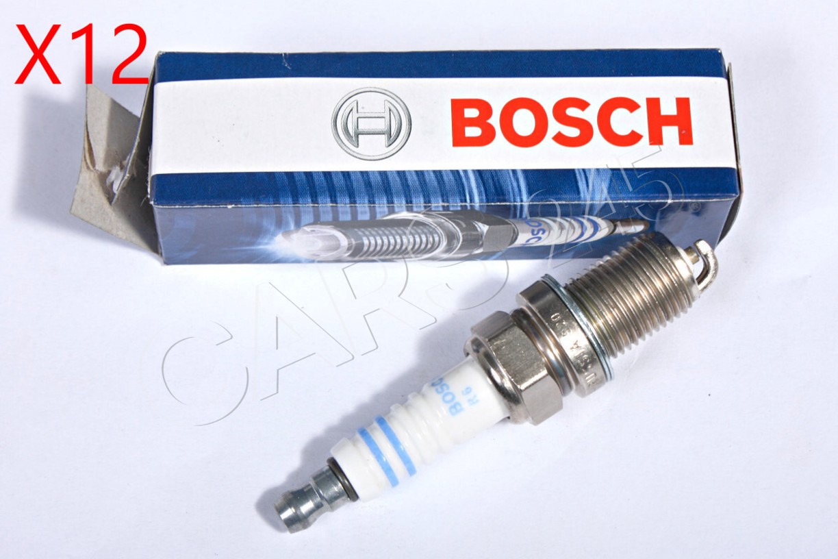 BOSCH 12x Spark Plug For AUDI CHANGHE CHEVROLET CHRYSLER DAEWOO 84-17 0242229659
