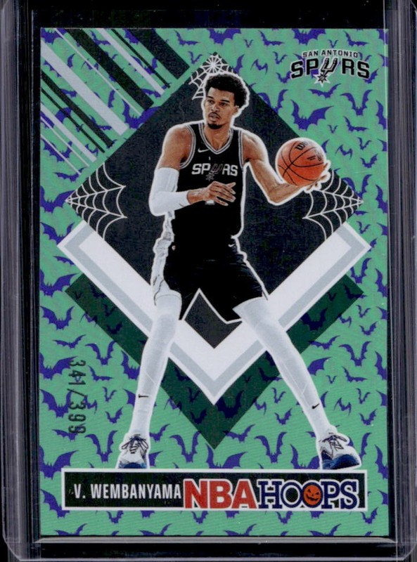 2024-25 Panini Haunted Hoops Victor Wembanyama Holo Bats Tribute #/399 Spurs