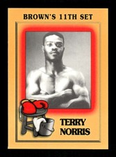 1997 Brown's Boxing 61 Terry Norris exmt to nm BXCP61