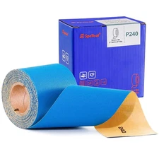 PSA Long Board Sandpaper Roll 2-3/4 Inch 8-3/4 Yards Blue 240 Grit