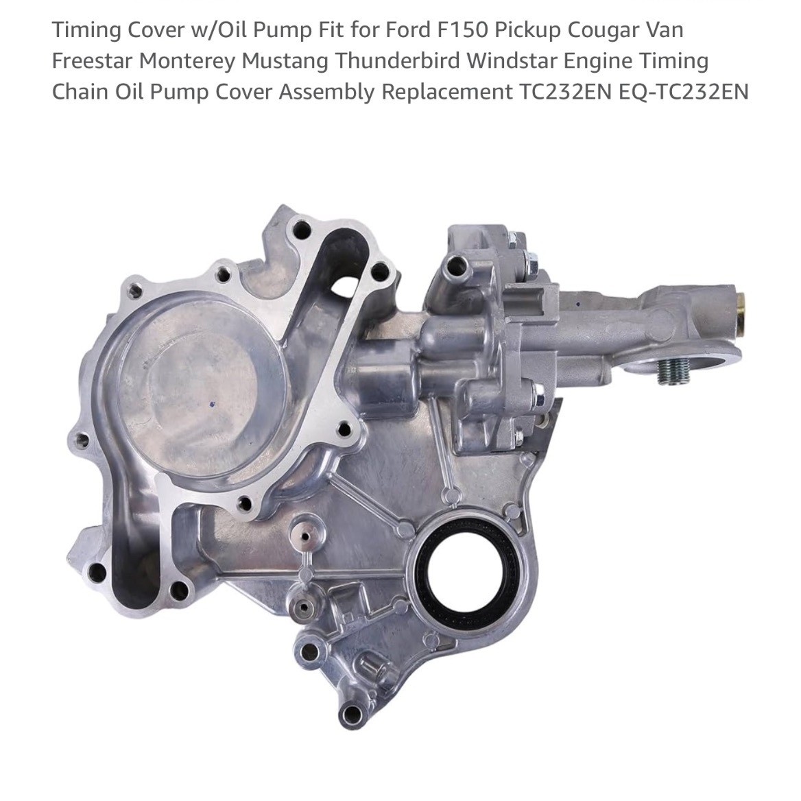 Timing Cover w/ Oil Pump Ford F150 Mustang Windstar Cougar Van TC232EN