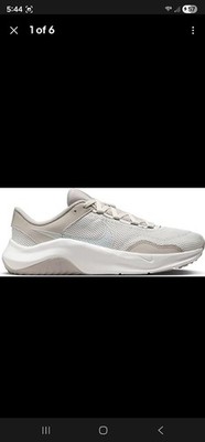 9.5 Women NIKE LEGEND ESSENTIAL 3 NN SHOES FOR WOMENS BLACK/WHITE-IRON GREY