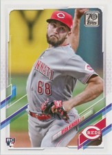 Ryan Hendrix RC 2021 Topps Update Series #US37 Cincinnati Reds Rookie Card