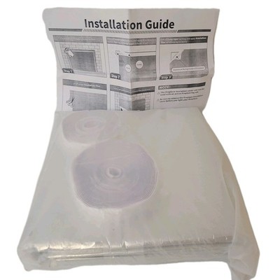 Fireplace Insulation Cover Draft Blocker w/ Installation Guide New