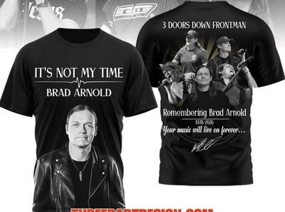 3 Doors Down Frontman Remembering Brad Arnold 1978-2026 AOP 3D T-Shirt