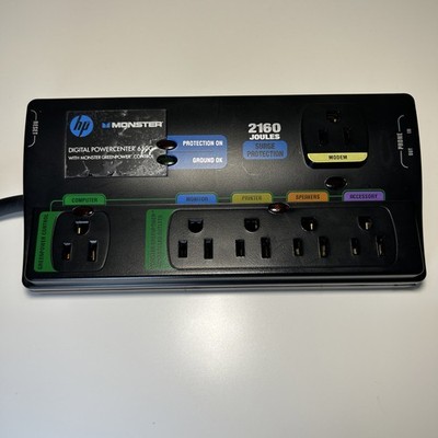 Monster HP MDP 650G Surge Protector with Greenpower Control