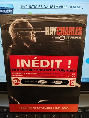 RAY CHARLES SON LETZTES KONZERT IN OLYMPIA DVD 1960/2004 NEU UNVERÖFFENTLICHT
