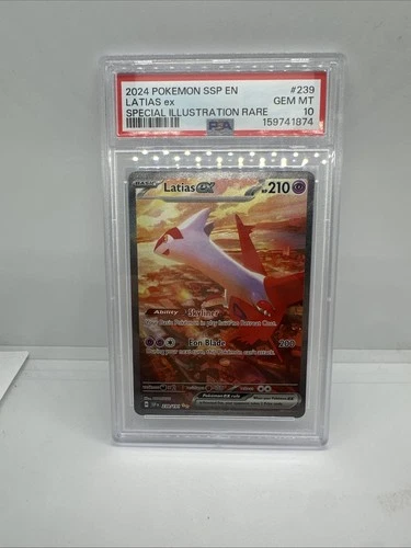 2024 Pokemon Surging Sparks Latias Ex SIR PSA 10 Gem Mint #239/191