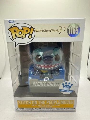 Funko Pop Stitch on The Peoplemover #1165 Disney World Vinyl Figure w/ Protector