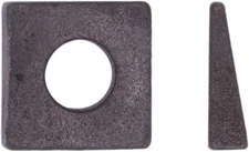 U-Turn - 1/2 Square Beveled Washer Malleable Plain (5 Pack)