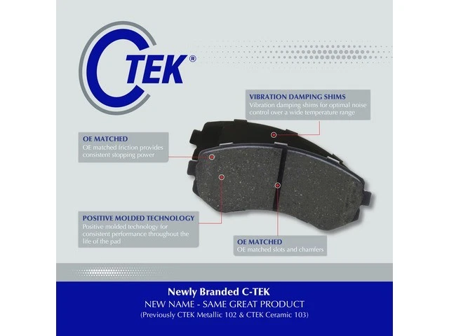 Juego de pastillas de freno de disco Centric Parts P N 102 14750 Foto 4 de 4