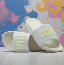 Nike Offcourt Slide BQ4632 013 Light Silver/Barely Volt Women  s Size 8 NWT