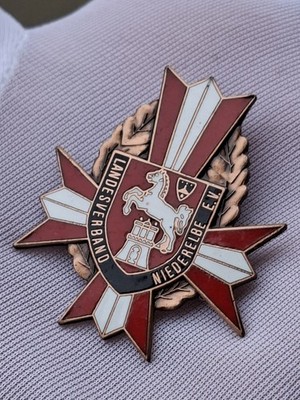 Ehrenkreuz Landesverband Niederelbe E.V., B.H. Mayer Pforzheim, Emaille 12 g