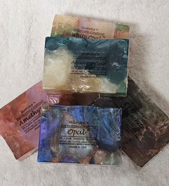 Quarry Bar mini/guest soaps..Makers of SoapRocks approx 2.6 oz