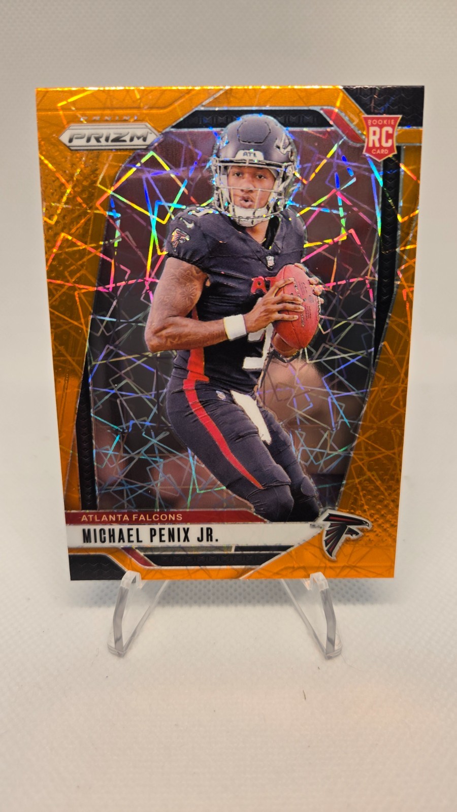 2024 Panini Prizm - Rookies Michael Penix Jr. #378 Lazer Prizm (RC)