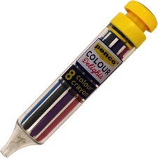 New High Tide Penko Crayon 8 Colors Yellow FT058 from Japan
