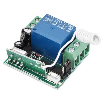 433MHz Wireless RF Relay Remote Control Switch Receiver Transmitter System T Fit