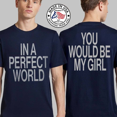 #ad The Kid Laroi Before I Forget Album In A Perfect World You Would Be My T Shirt $7.90