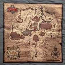 The Legend of Zelda: Twilight Princess HD Collector's Edition Cloth Map