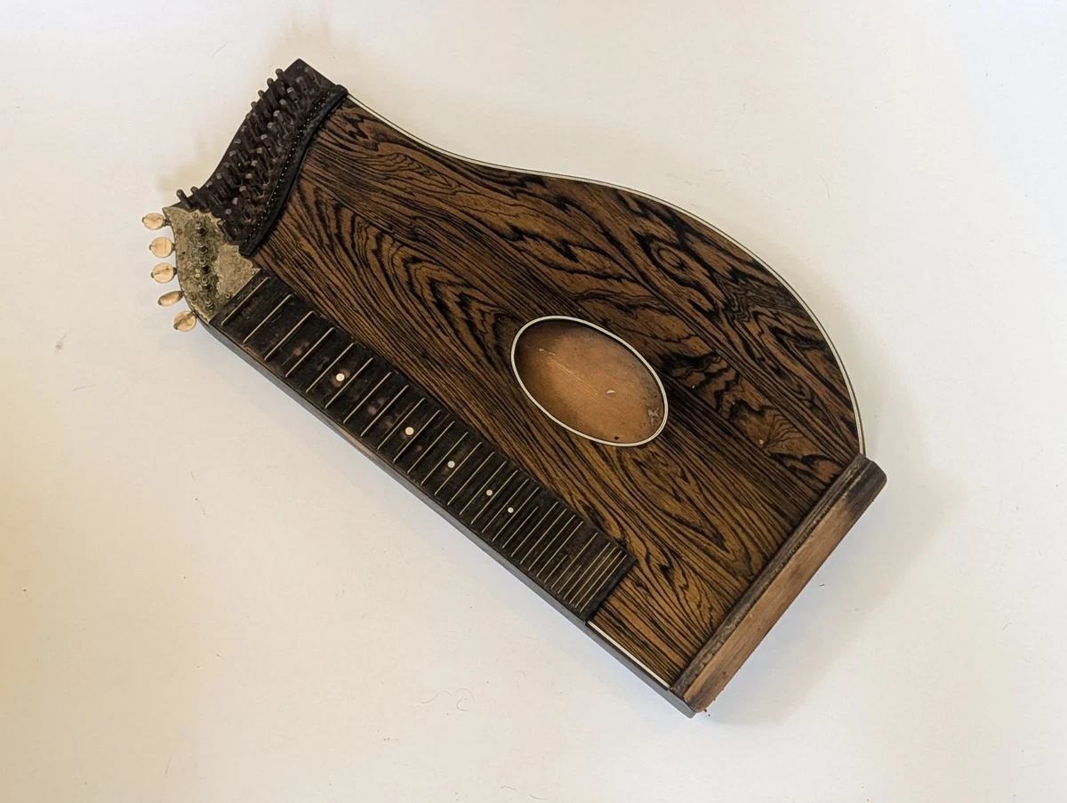 老式自鸣筝、齐特琴| eBay