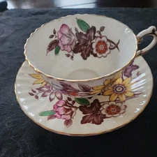 Victoria Cartwright and Edwards Bone China Cup and Saucer Pattern Fragrance