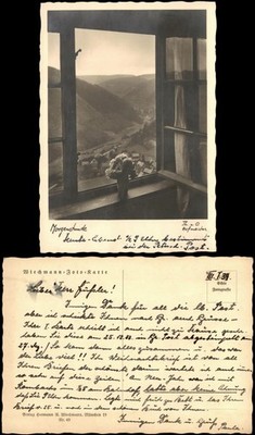 Postcard View From The Window - Mountains 1939