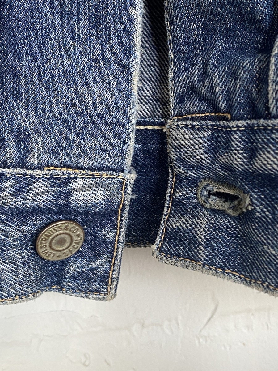 Vintage 1950s LEVIS 507XX BIG E Type 2 Levi's Denim Jacket #17 M