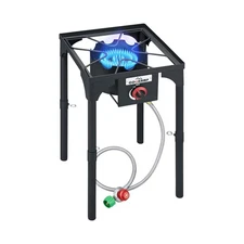 High Pressure Single Propane Burner 55,000BTU Outdoor Camping Stove... Fast Ship