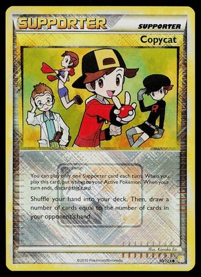 Pokemon Card - Copycat (League Promo) Crosshatch 90/123 Holo Reverse Holo Promo